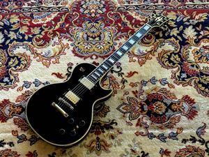 初期品 1989年製 Burny Les Paul Custom 1968 バーニー レスポール カスタム オールマホガニー 60s Gibson Greco Tokai FERNANDES JAPAN