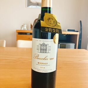 金賞受賞　ボルドー　ワイン2016 BOUCHEREAU BORDEAUX