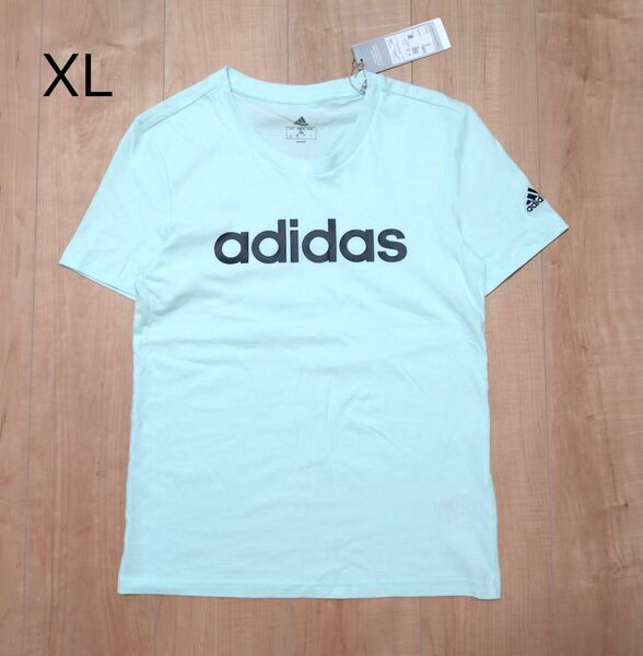 新品　レディース　アディダス　adidas　Tシャツ　綿100%　XL