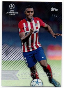 【JACKSON MARTINEZ】2015-16 TOPPS UEFA Champions League Showcase Black #65 [4/5]