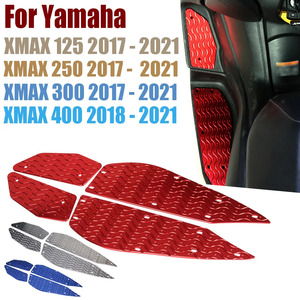 目玉 ヤマハステップフットプレート1set 全5色 ヤマハ XMAX300 XMAX250 2017-2021 ステップ フット プレート ブラック シルバー グレー
