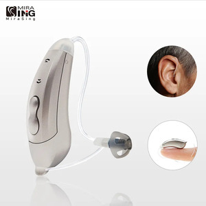  Medama Mini RIC digital 6 channel hearing aid 1p wireless hearing aid digital light left program Mini defect . seniours 