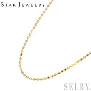  Star Jewelry K18YG necklace ball chain new arrival exhibition 1 week SELBY