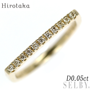 Hirotaka K10YG ダイヤモンド リング 0.05ct 新入荷 出品1週目 SELBY