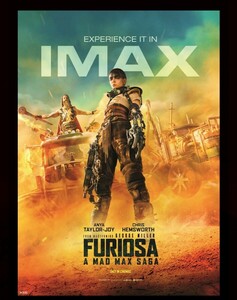 ２点セット●映画『マッドマックス：フュリオサ』スペシャルアート・ステッカー＋IMAX入場者特典A3ミニポスター●入場特典●定形外発送