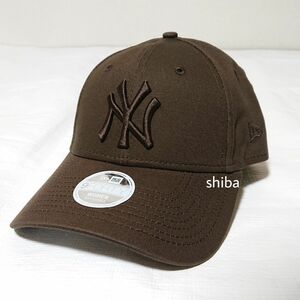NEW ERA ニューエラ レディース ウィメンズ 9FORTY キャップ 帽子 NY ヤンキース チョコ ダーク ブラウン 茶色