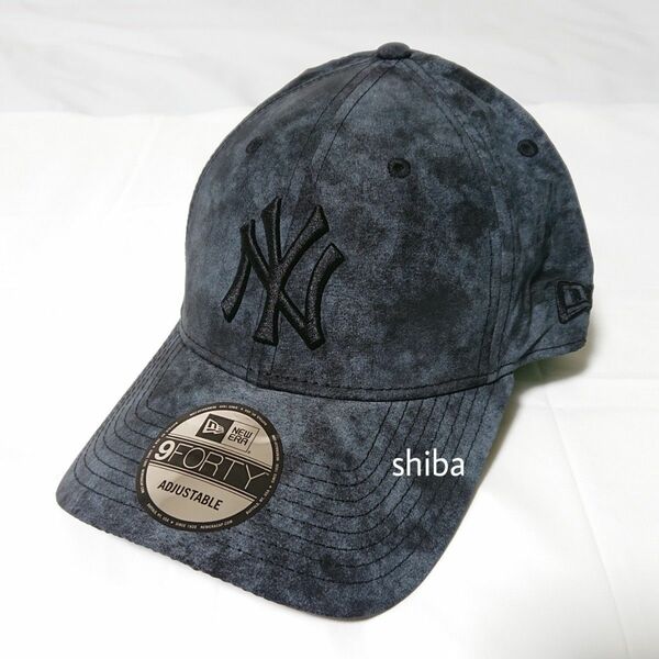NEW ERA ニューエラ 正規品 TEX キャップ 帽子 テクスチャード 灰 ブラック 黒 ヤンキース NY 野球 MLB 軽量