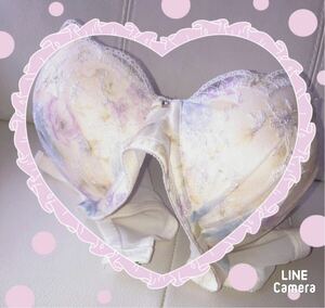 1d unused * D cup * bra possible love . race frill cloth Ran Jerry have been cleaned underwear 