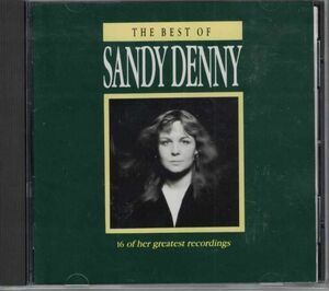 CD◆サンディ・デニー / THE BEST OF SANDY DENNY 日本盤★同梱歓迎！ケース新品！：フェアポート・コンヴェンション(0)(0)