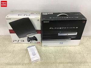 1円〜 同梱不可 ジャンク PlayStation3 本体、メディアリモコン