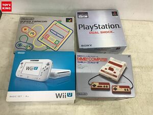 1円〜 同梱不可 ジャンク PlayStation 本体、Wii U 本体、スーパーファミコン 本体 他