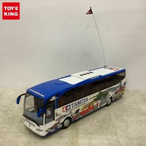 1 jpy ~ Junk box less Tamiya RC wrapping bus Mercedes Benz TRAVEGO 40MHz