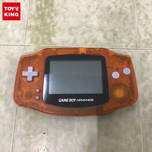 1円〜 箱無 GBA ゲームボーイアドバンス 本体 AGB-001 スケルトンオレンジ