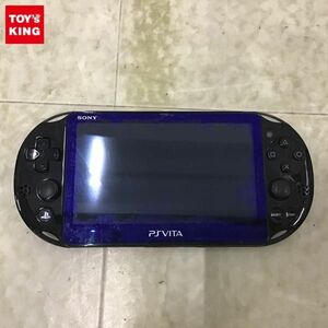 1円〜 動作確認/初期化済 箱無 PSVITA PCH-2000 ブラック 本体