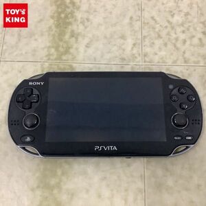 1 jpy ~ operation verification / the first period . settled box less PS VITA PCH-1100 crystal * black 