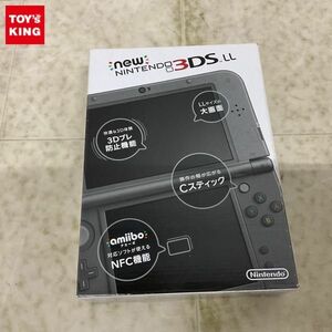 1円〜 欠品 動作確認/初期化済 Newニンテンドー3DS LL RED-001 メタリックブラック 本体