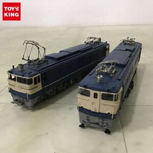 1 jpy ~ Junk box less railroad model HO gauge 2 both EF65 1018 electric locomotive 