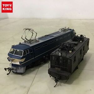 1 jpy ~ Junk box less railroad model HO gauge 2 both EF66 7 electric locomotive,ED11 2