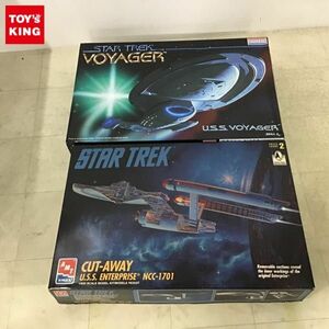 1円〜 AMT ERTL スター・トレック CUY-AWAY U.S.S. エンタープライズ NCC-1701、モノグラム VOYAGER U.S.S. ヴォイジャー