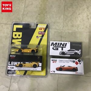 1円〜 未開封 MINI GT 1/64 パンデム トヨタ GR スープラ ホワイト、LB★WORKS ランボルギーニ ウラカン GT Giallo Auge他