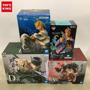 1円〜 一番くじ ONE PIECE 匠ノ系譜 他 A賞 モンキー・D・ルフィ フィギュア、C賞 サン五郎 full blowフィギュア 等