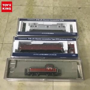 1 jpy ~ TOMIX etc. N gauge 2110 JR EF30 shape electric locomotive,7145 JR EF81 400 shape electric locomotive (JR Kyushu specification ),A7501 DD16-303 diesel locomotive 