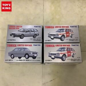 1 jpy ~ Tomica Limited Vintage Toyota Corolla 1200 2 door Deluxe 69 year, Toyota Corolla van DX 2000 year other 