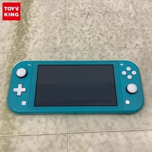 1円〜 動作確認/初期化済 箱無 Nintendo Switch Lite HDH-001 ターコイズ