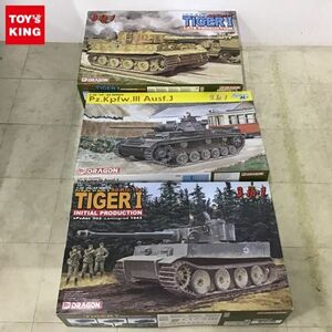 1円〜 ドラゴン 1/35 ドイツIII号戦車J型(2in1) Sd.Kfz.181 ティーガー 1 極初期型 第502重戦車大隊 レニングラード 1943年 (3in1) 他