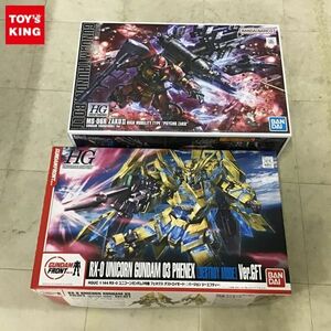 1円〜 HGUC等 1/144 ユニコーンガンダム3号機フェネクス デストロイモードVer.GFT 高機動型ザク サイコ・ザク GUNDAM THUNDERBOLTVer.