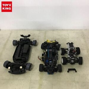 1円〜 訳あり ジャンク RC ラジコンカー シャーシ、タイヤ、タミヤ TSU-06 ロープロファイル デジタルサーボ 等