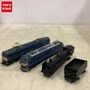 1 jpy ~ Junk box less Tenshodo etc. HO gauge EF 58 94 electric locomotive,C57 39 steam locomotiv other 