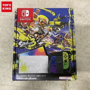 1円〜 動作確認/初期化済 Nintendo Switch 有機ELモデル HEG-001 スプラトゥーン3 エディション
