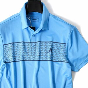  новый товар весна лето Adidas Golf AEROREADY рубашка-поло с коротким рукавом XL синий adidas GOLF рубашка мужской одежда спорт summer общий рисунок *CG2358C