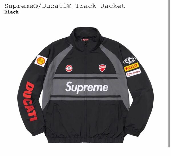 Supreme x Ducati Track Jacket "Black"