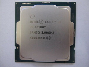 CPU intel Core i3-10100T 3.00GHz SRH3Q operation goods 