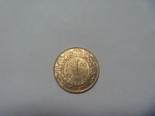 スリナム 古銭 1セント硬貨 外国貨幣 コイン 外国銭 同梱割引あり