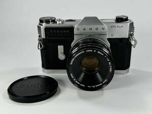 【ジャンク品】Canon Canonflex RM /Canon SUPER-CANOMATIC LENS R 50mm f1.8キャノン フィルムカメラ カメラ 
