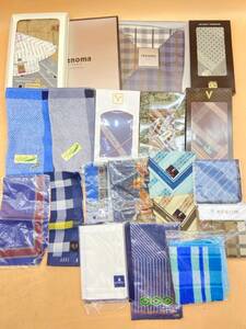 F1[ unused storage goods ] men's handkerchie Lacoste /camerino/POLO/DAKS/renoma/ another great number various 