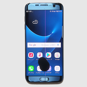ジャンク品　サムスン Galaxy S7 edge SC-02H docomo ブルー おまけ付き