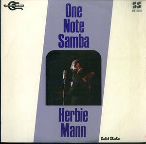 A00576366/LP/ハービー・マン(HERBIE MANN)「One Note Samba (1969年・SR-3021・ボサノヴァ・BOSSA NOVA)」