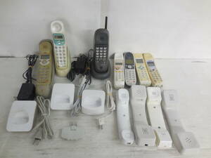 ./ telephone cordless handset etc. summarize / sharp / Panasonic /NTT/SANYO/TEL-CHA8/PNLC1025/CP-08 other / charge stand *AC adaptor have / use impression have *5.2-126*