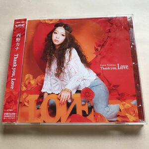 西野カナ 1CD「Thank you,Love」