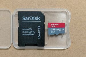 Sandisk Ultra 256GB MicroSD カード SDカード変換アダプター付き　任天堂スイッチ対応　動作確認済み