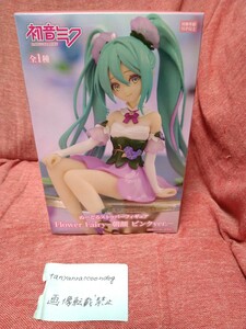 即決 初音ミク ぬーどるストッパーフィギュア Flower Fairy 朝顔 ピンク 定形外350円～ 