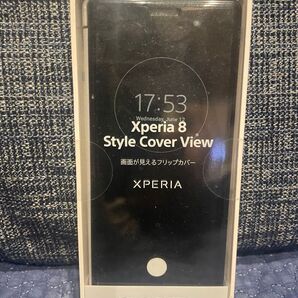 ソニー SONY Xperia 8 Style Cover View型番SCVJ20JP/H