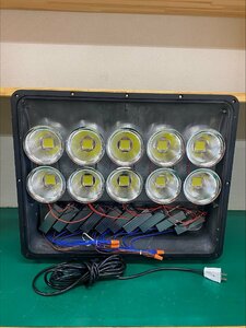 1円～展示品 作動確認 LED投光器 500W 53000lm 遠距離照射 ハイパワー 工場 広角 120° 防水 省エネ 建築 工事現場 スポットライト