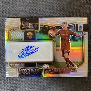 John Arne Riise Auto 2022-23 Panini Select Pitchside Signatures AS Roma 直筆サインカード ヨン・アルネ・リーセ