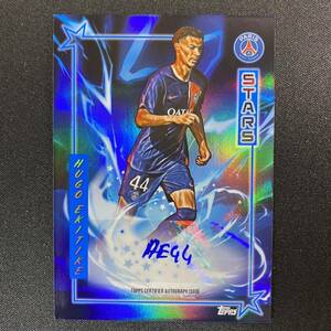 Hugo Ekitike 2023-24 Topps X PSG Graphic Heroes Stars Auto /75 直筆サインカード ウーゴ・エキティケ