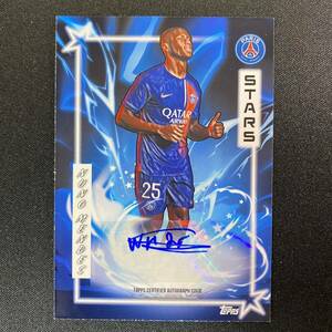 Nuno Mendes 2023-24 Topps X PSG Graphic Heroes Stars Auto 直筆サインカード ヌーノ・メンデス